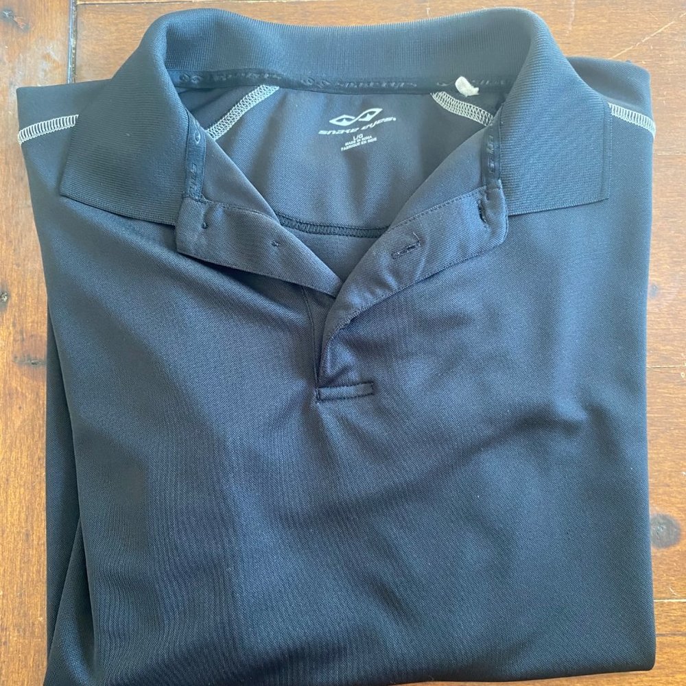 SOLD Men's Snake Eyes Long Sleeve Golf Shirt.